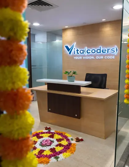 Vitacoders software development team collaborating on a digital product